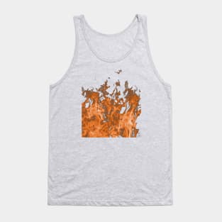 Orange Flame Tank Top